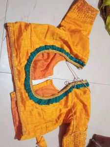 Elegant Yellow Embellished Saree