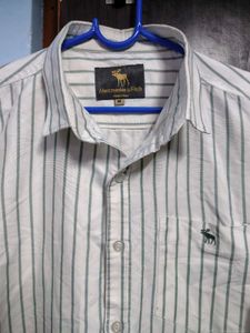 Abercrombie &amp; Fitch Striped Button-Down Shirt