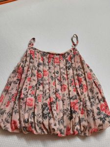 Floral Print Tie-Strap Top