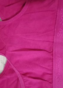 Pink Sports Bra
