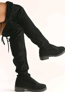 Black Over-the-Knee Boots
