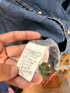 buckaroo Distressed Denim Western Shirt