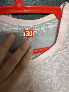 Price Drop • Baby Pink Lucknowi Chikankari Suit
