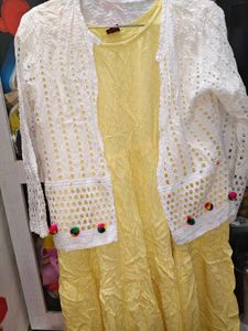 Beautiful Kurti With Chicken Koti
