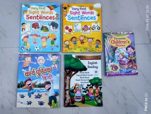 Children's 5 Books Set - story, grammar, writing