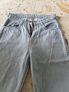Light Wash Wide Leg Jeans