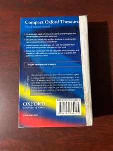 Compact Oxford Thesaurus - South Asia Edition