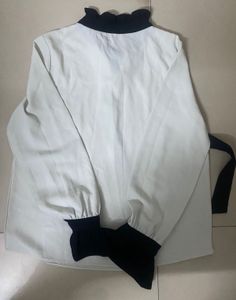 Chic Black and White Blouse
