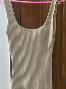 Ribbed Bodycon Midi Dress