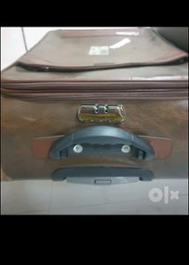 Leather Trolly Bag
