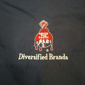 Navy V-Neck Pullover Sweatshirt