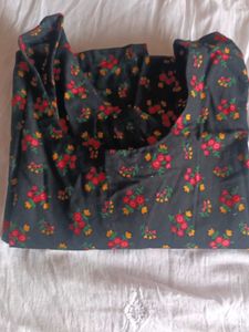 Floral Print Kurta