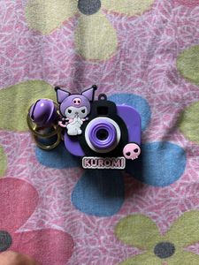 Fuctional Projector Kuromi Camera Keychain