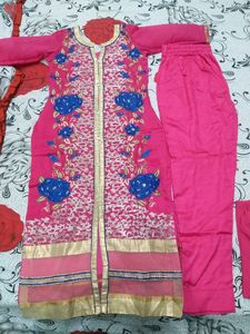 Pink Embroidered Salwar Kameez