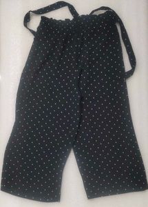 Zara Basic Relaxed Trousers With Tightening Belt
