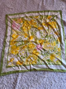 Vintage Floral Scarf