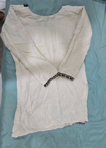 Tunic side cut top