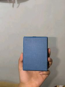Elegant Blue Gift Box with Ribbon Bow