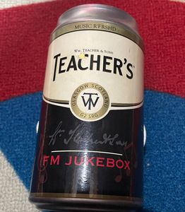 Vintage Teacher’s Can Shaped Radio