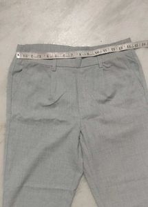 Light Grey Cropped Trousers