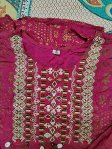 pink sharara set