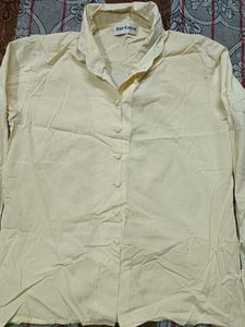 Vintage Bartony Yellow Button-Up Shirt