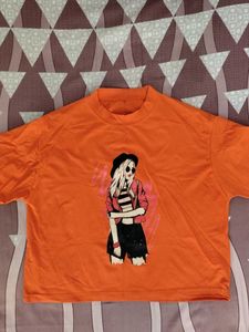 Orange Graphic Tee