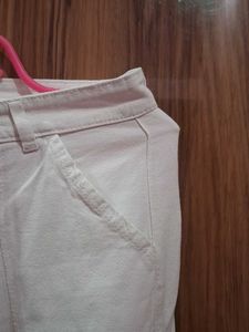 Stylish White Cargo Pants