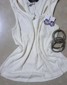 y2k Waffle Knit Tank Top