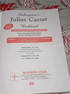 Shakespeare's Julius Caesar Workbook