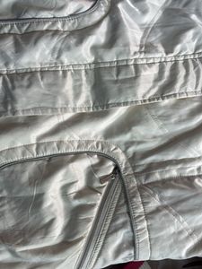 Stylish White Padded Jacket