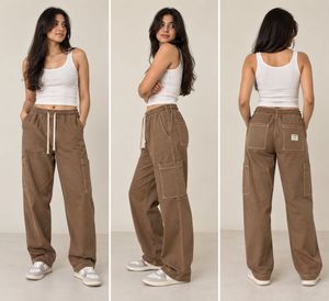Pull & Bear Brown Cargo Pants Original | Size L