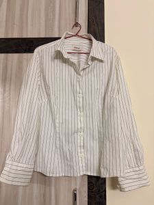 Classic Striped Button-Up Shirt