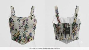 Floral Corset Top