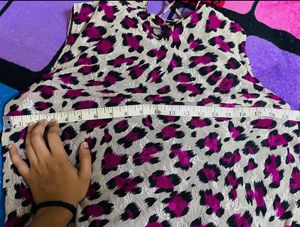 Trendy Print Top 🩷 Elastic In Bottom