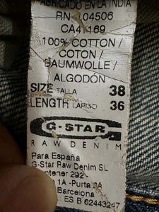 G-Star Raw Men's Blue Denim Jeans
