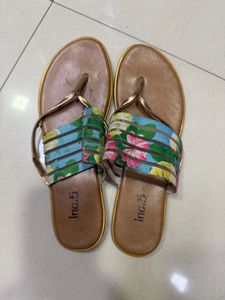 Floral Flip-Flop Sandals
