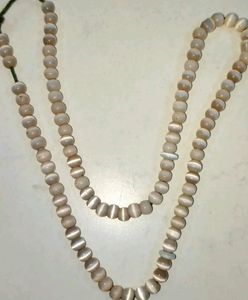 Glass Beads String/Rhinestone/Unique light creamy