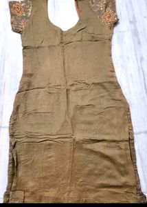 Festive Ethnic Elegant Embroidered Kurta &amp; Dupatta