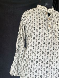 Kurta Shirt with Paisley Print