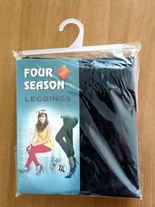 Ankle Length Leggings Black XXL Size