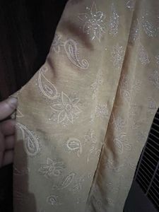 Elegant Paisley Print Kurta Set