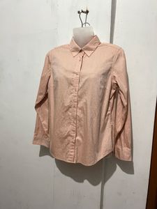 Classic Peach Button-Up Shirt