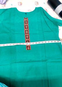 Green  Kurta