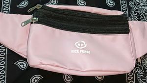 A Pink Colour Waist Bag
