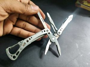 Stainless Steel Multitool Pliers with Knife