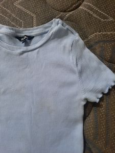 Baby Blue Streachable Top
