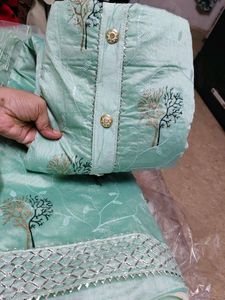 unstitched party wear suit with beautiful design