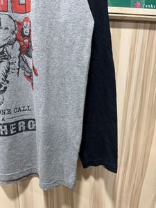 Marvel Comics Superhero Graphic Grey T-Shirt