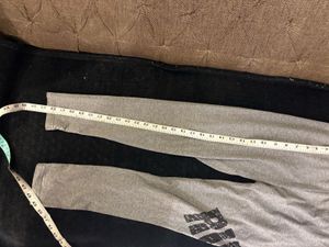 Grey Athletic Pants with Logo